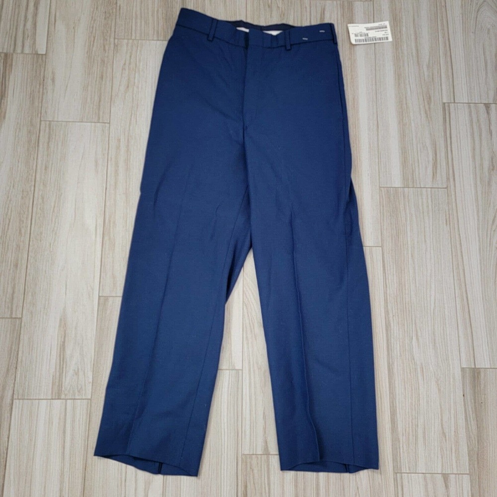 NWT Military Dress Pants Defense Logistics Agency 31R Blue pants Men Uniform